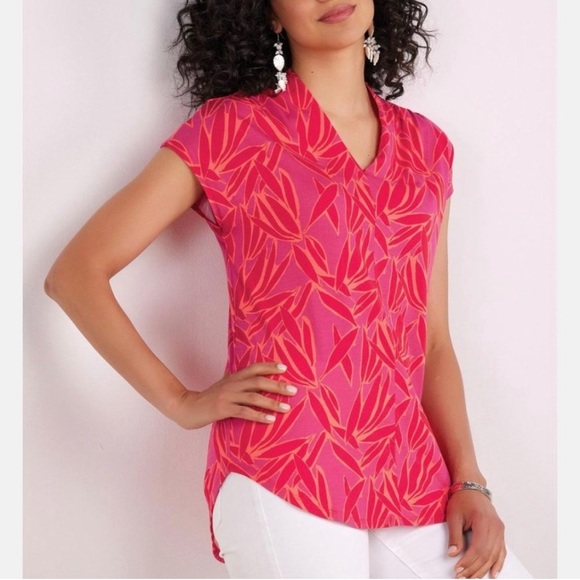 Soft Surroundings | Twilight Luau Tunic Top - Picture 1 of 8